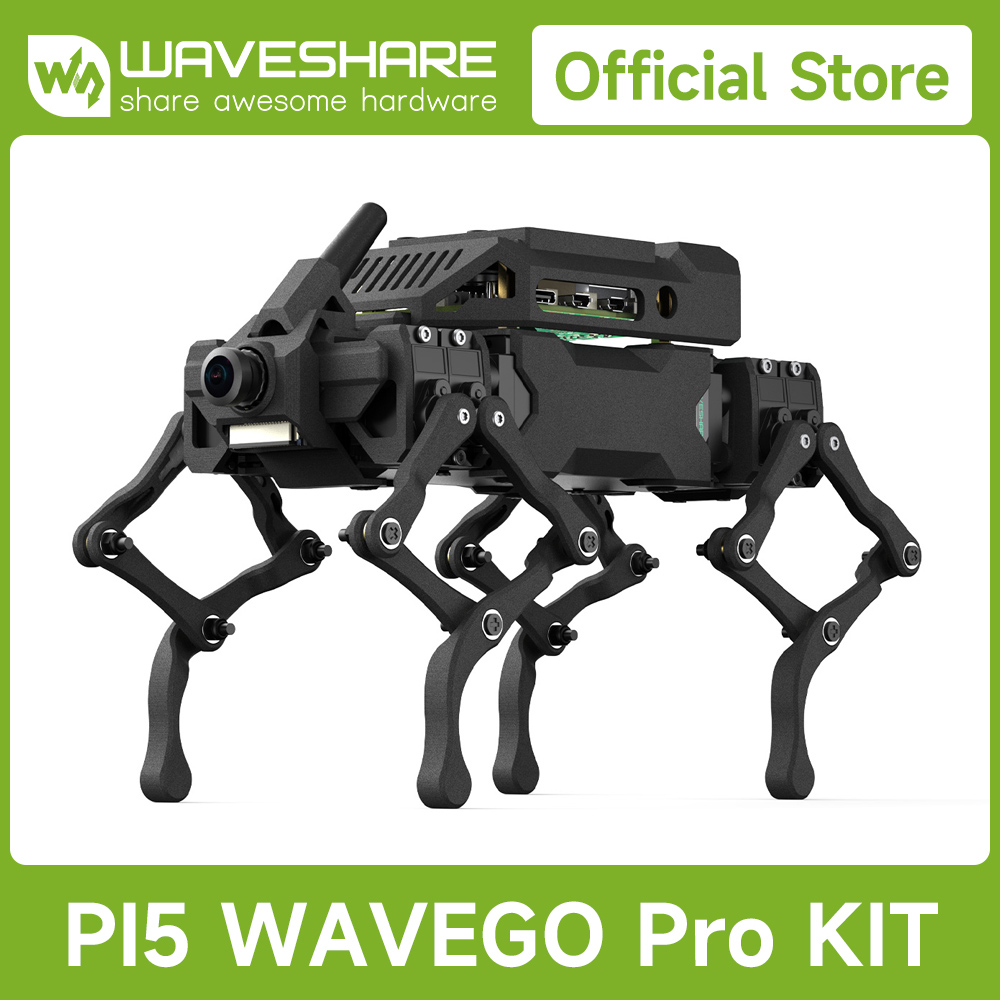 Waveshare Esp32 - Robô Biônico Waveshare WAVEGO Pro 12-DOF,