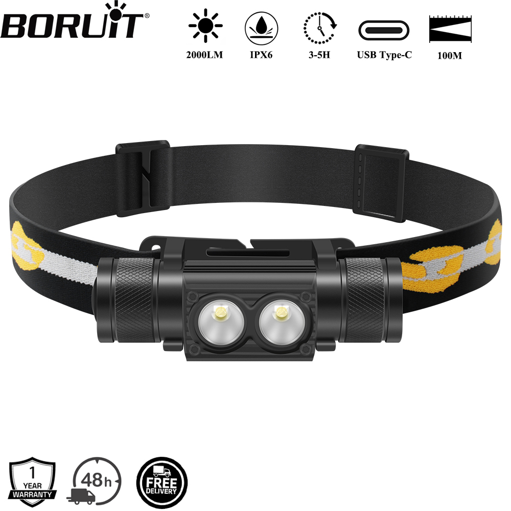Lolin D32 - Boruit d25 duplo led farol 2000lm