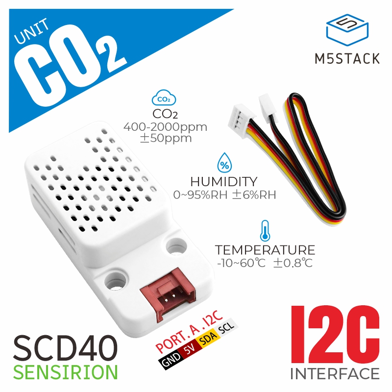 Unidade de CO2 M5Stack com Sen - M5Stack avaliação e preço